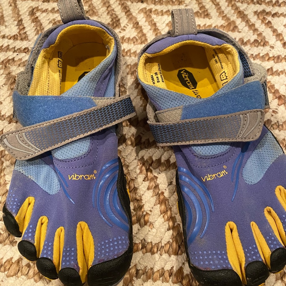 Blue Toe Shoes